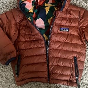 Patagonia reversible puffer coat